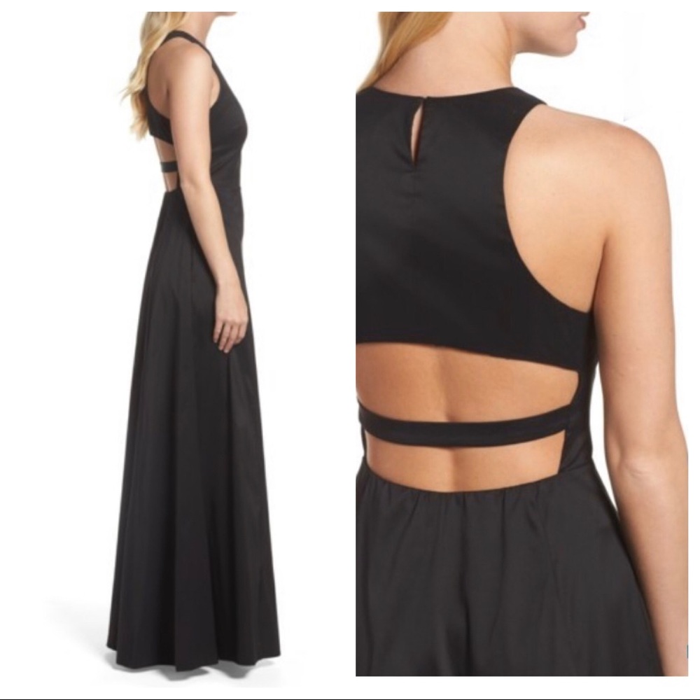 Vera Wang Cotton Blend Gown - Picture 2 of 8